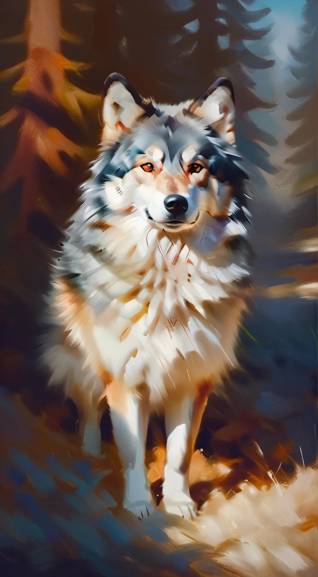 ai character: furry background