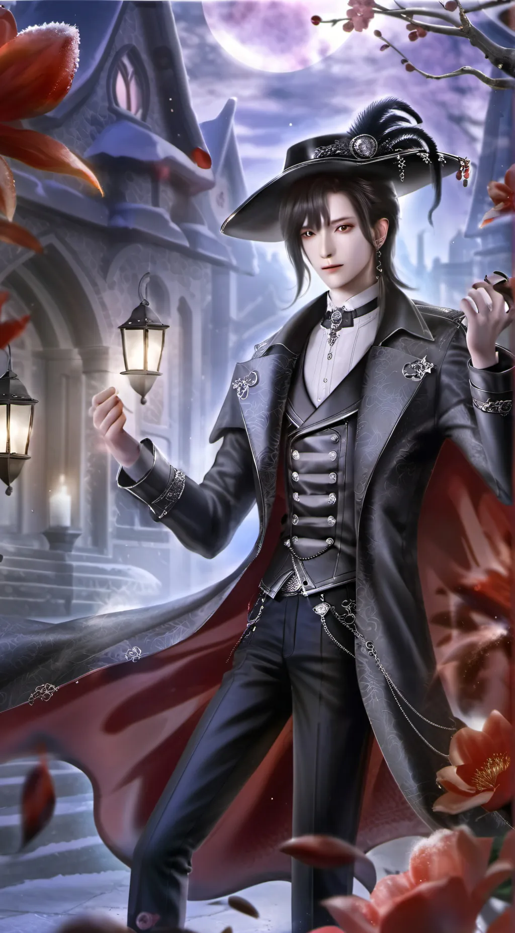 ai character: death  background