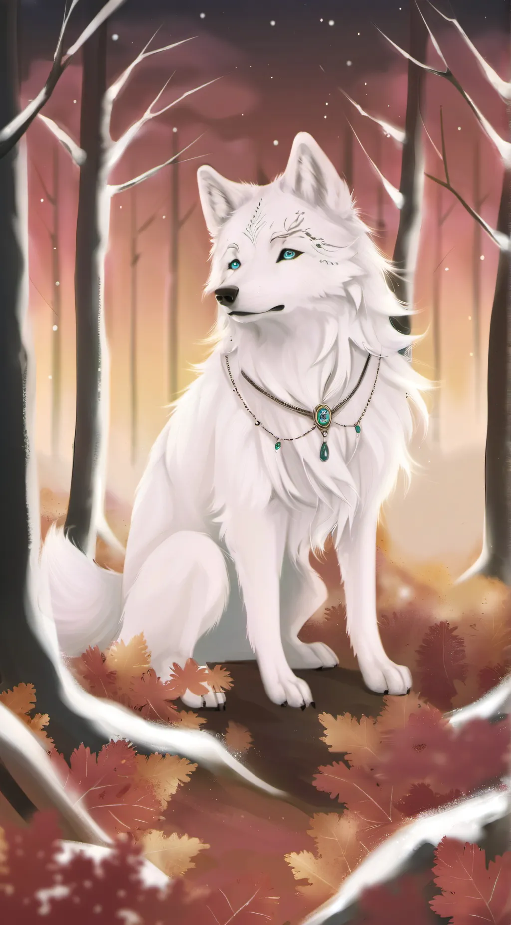 ai character: frost background