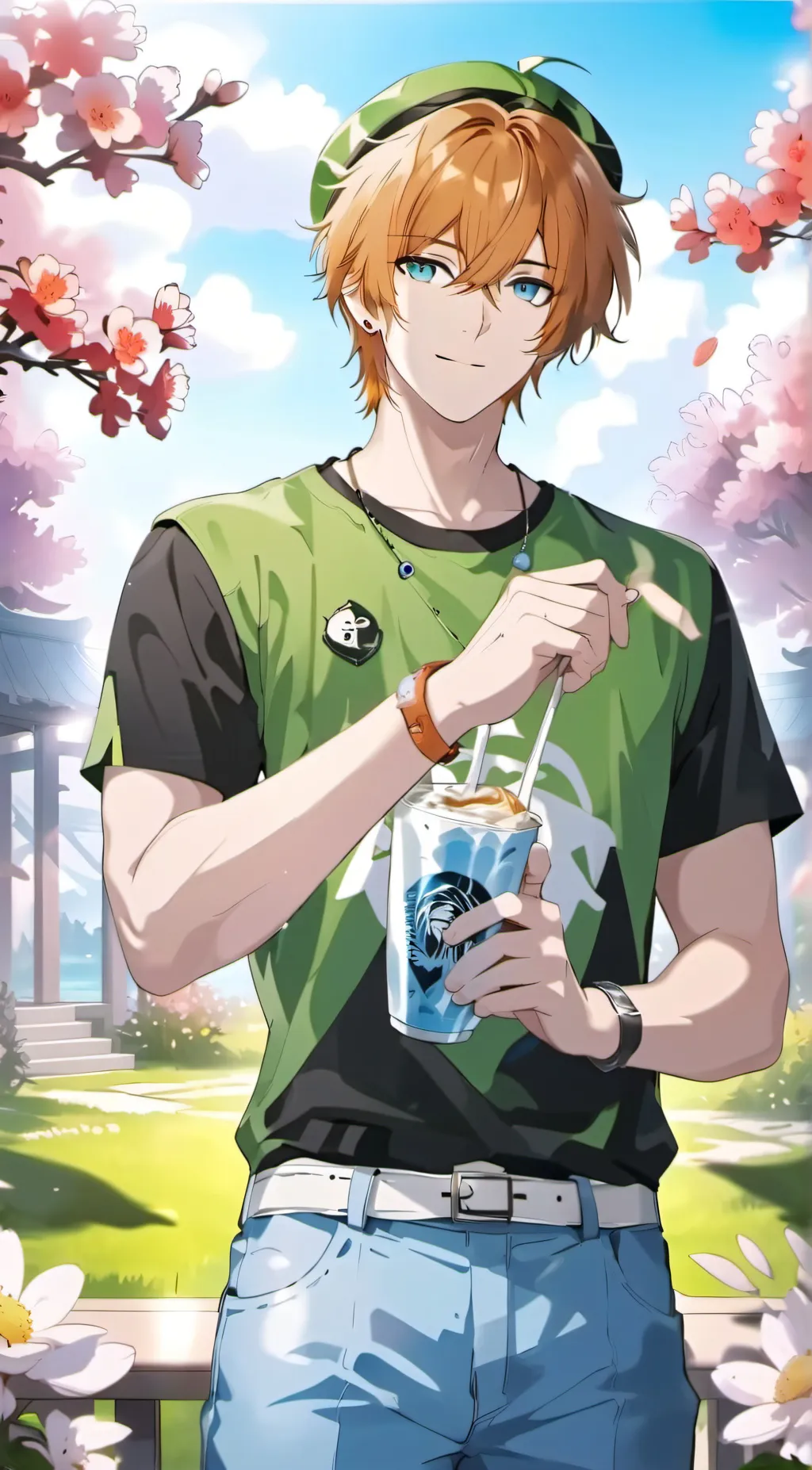 ai character: Liam  background