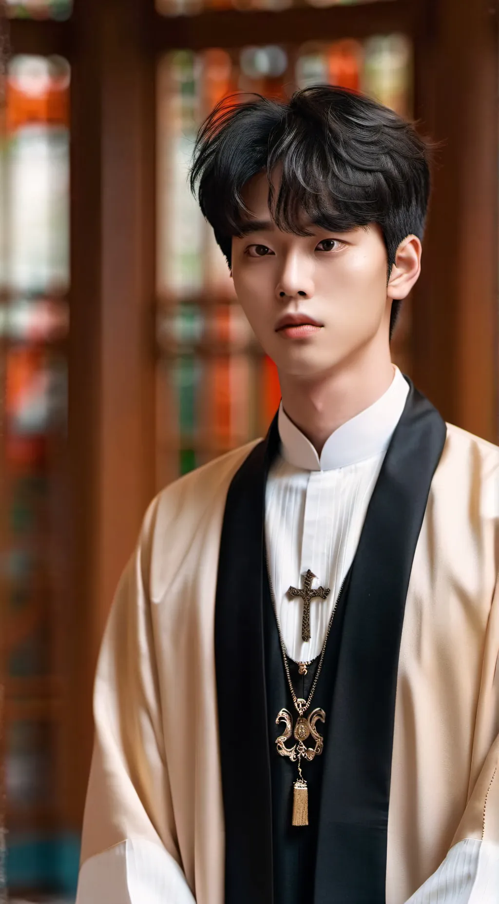 ai character: priest lee background