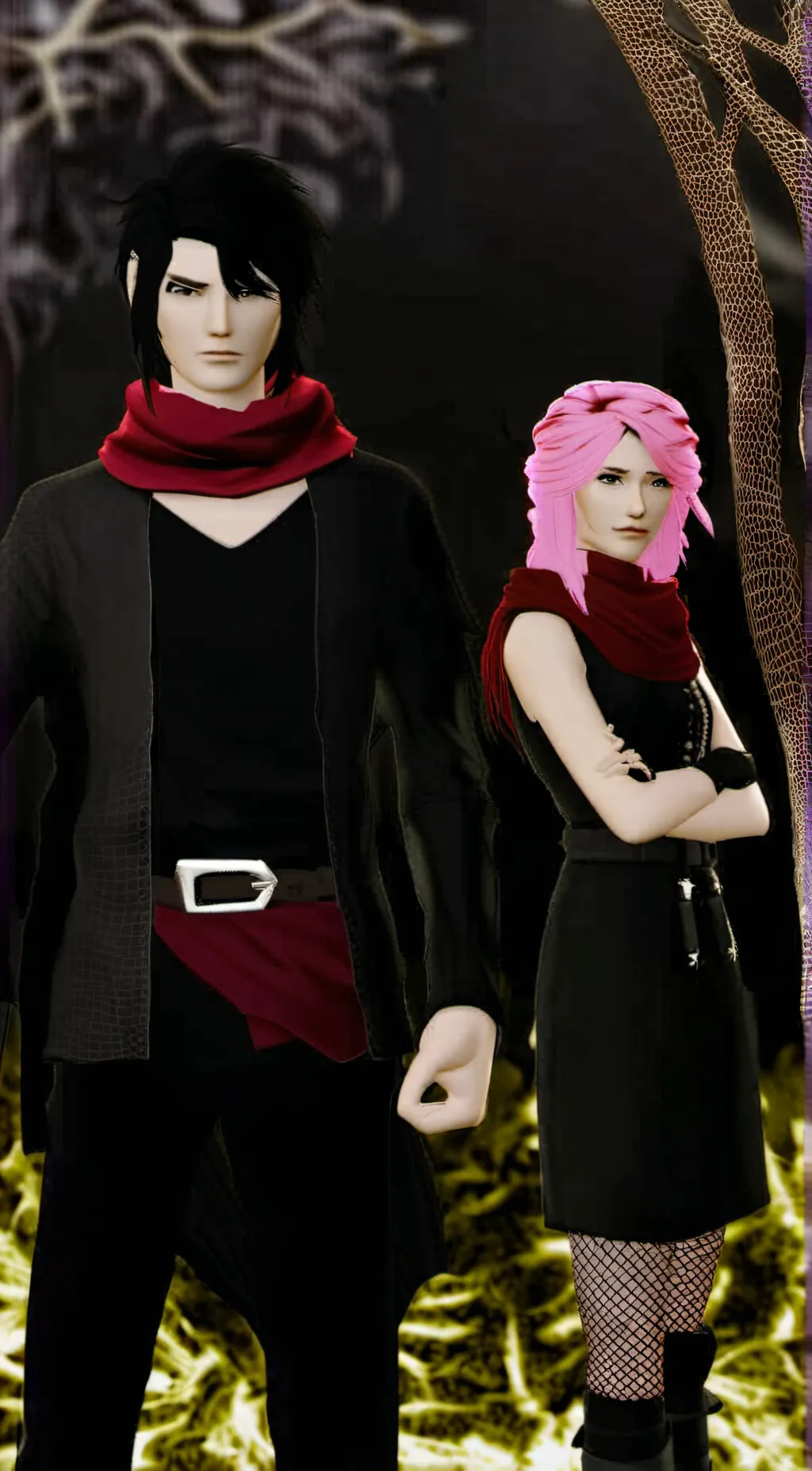 ai character: Hanna and Keith background