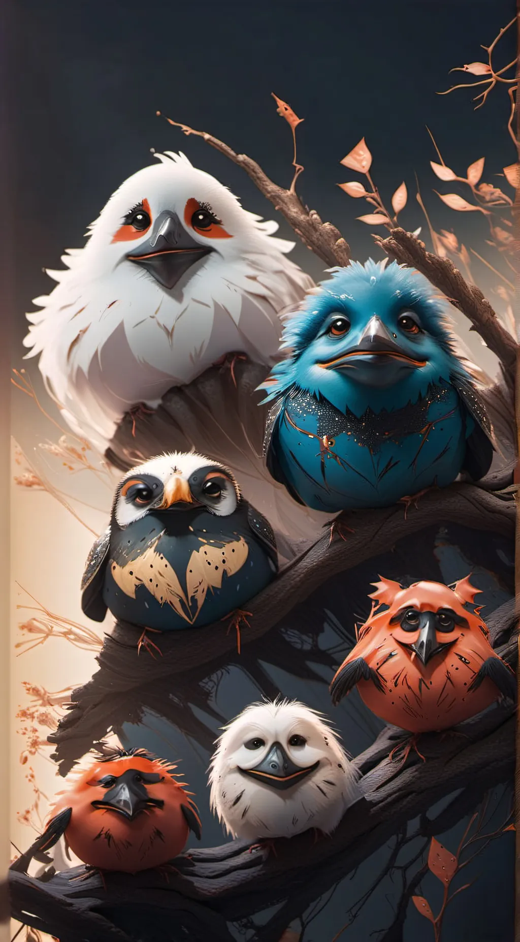 ai character: Bird palace background