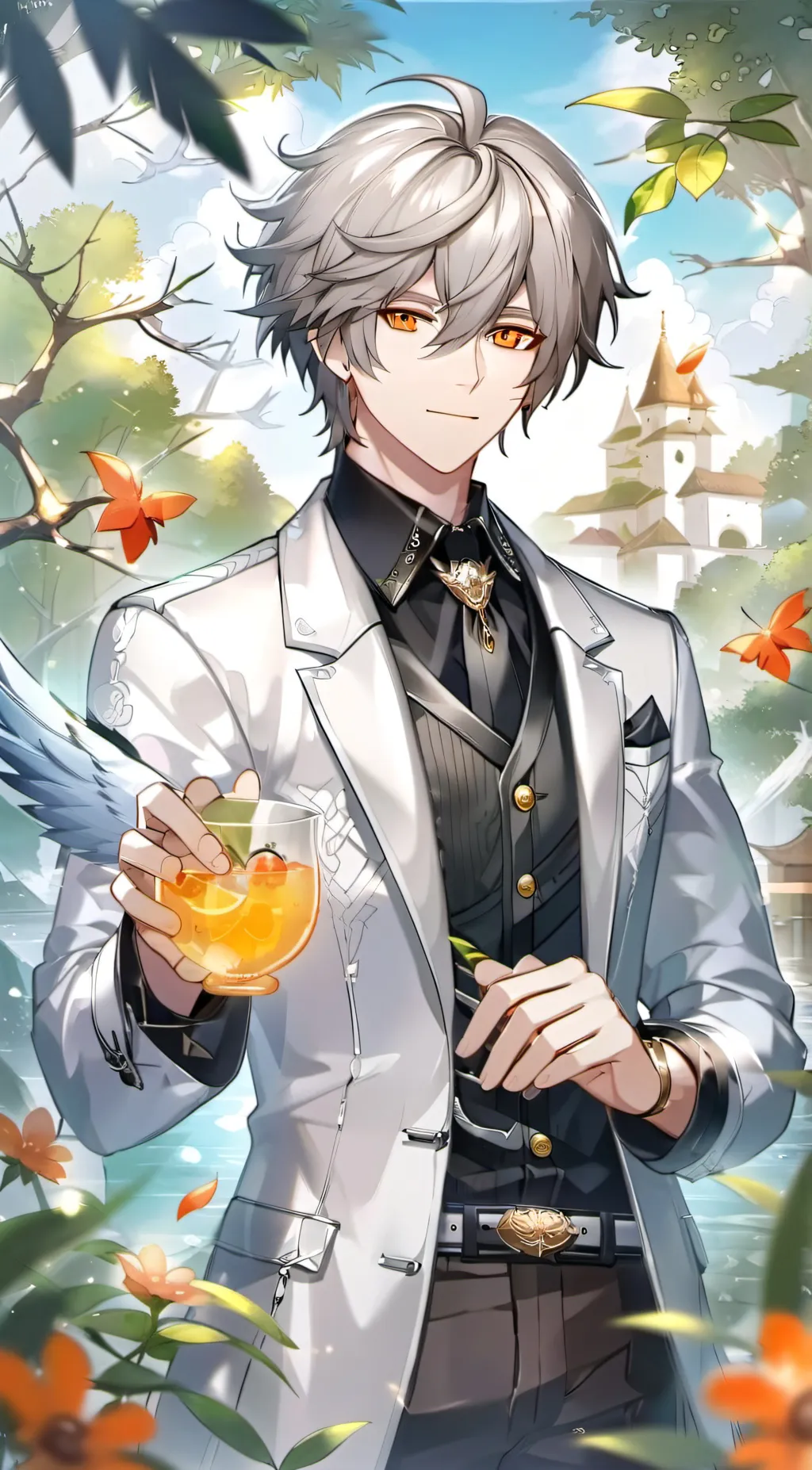 ai character: Caelus (hsr) background