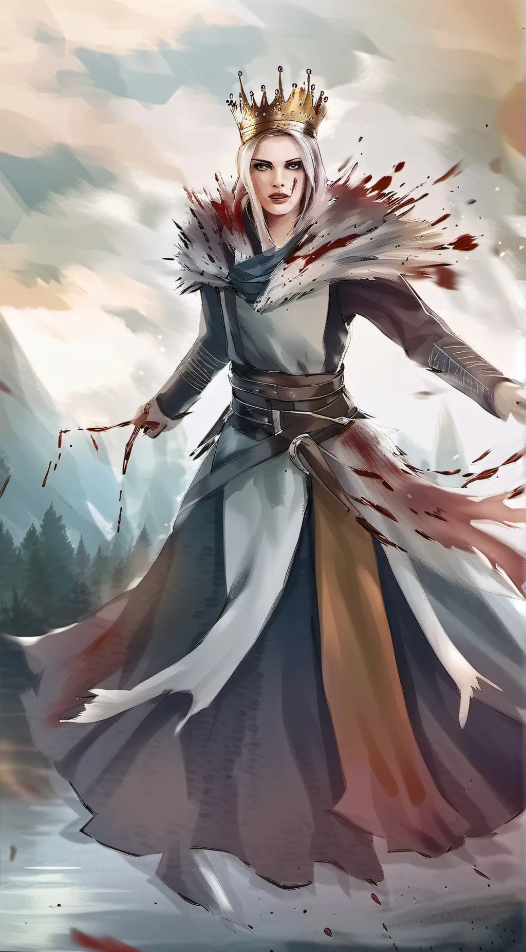 ai character: Aunt Flo  background