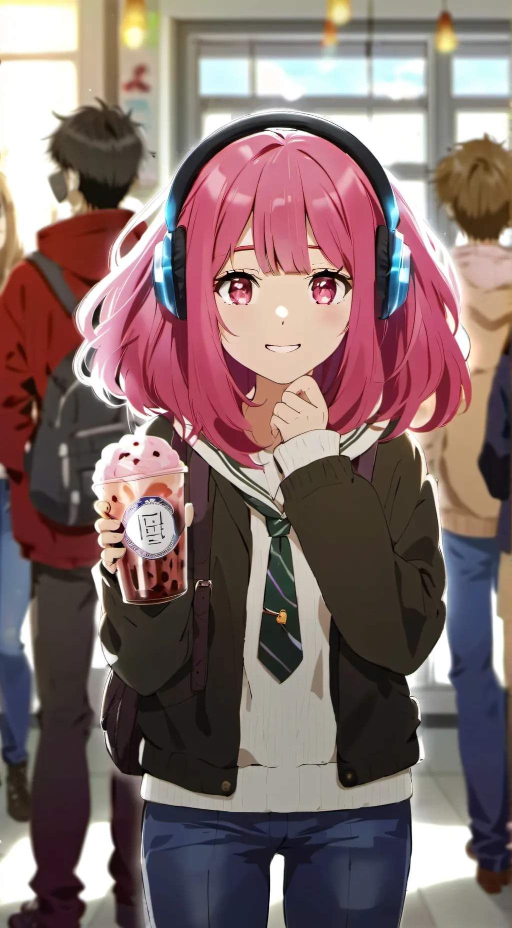ai character: Naomi  background