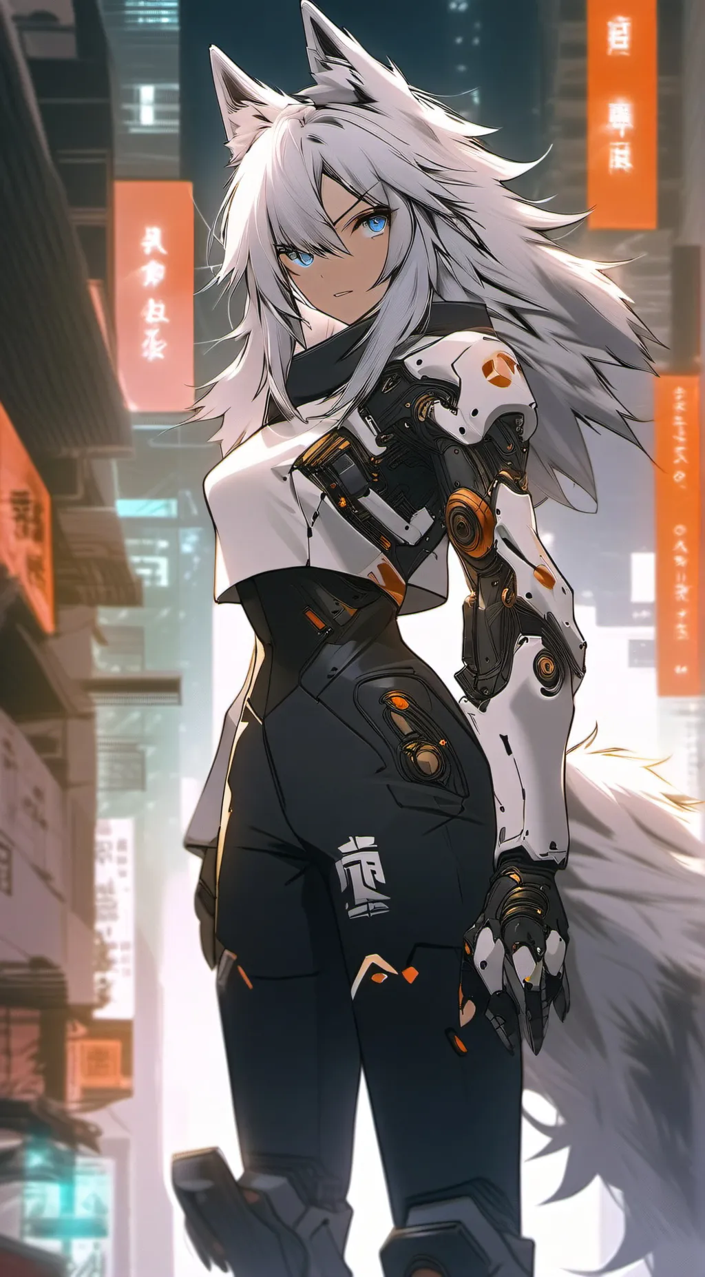 ai character: Cyborg Nalter background