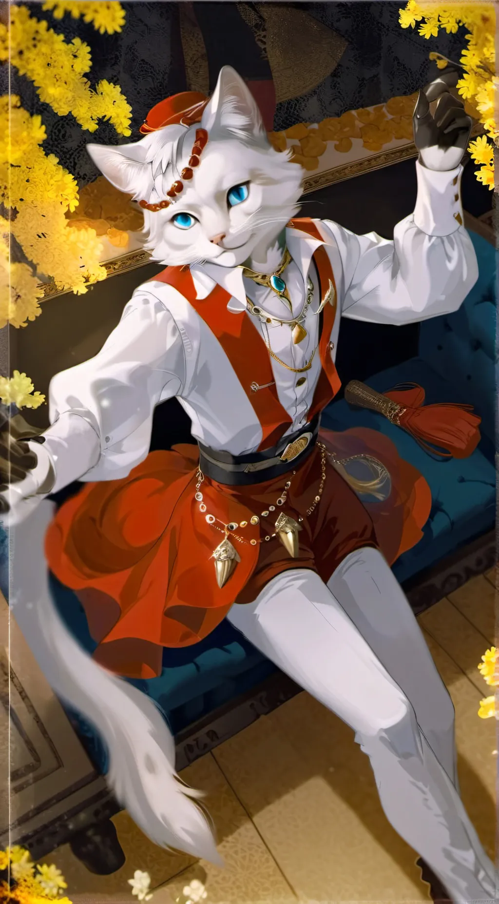ai character: chester background