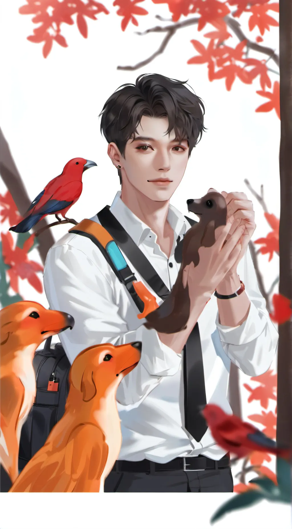 ai character: ZOO... background
