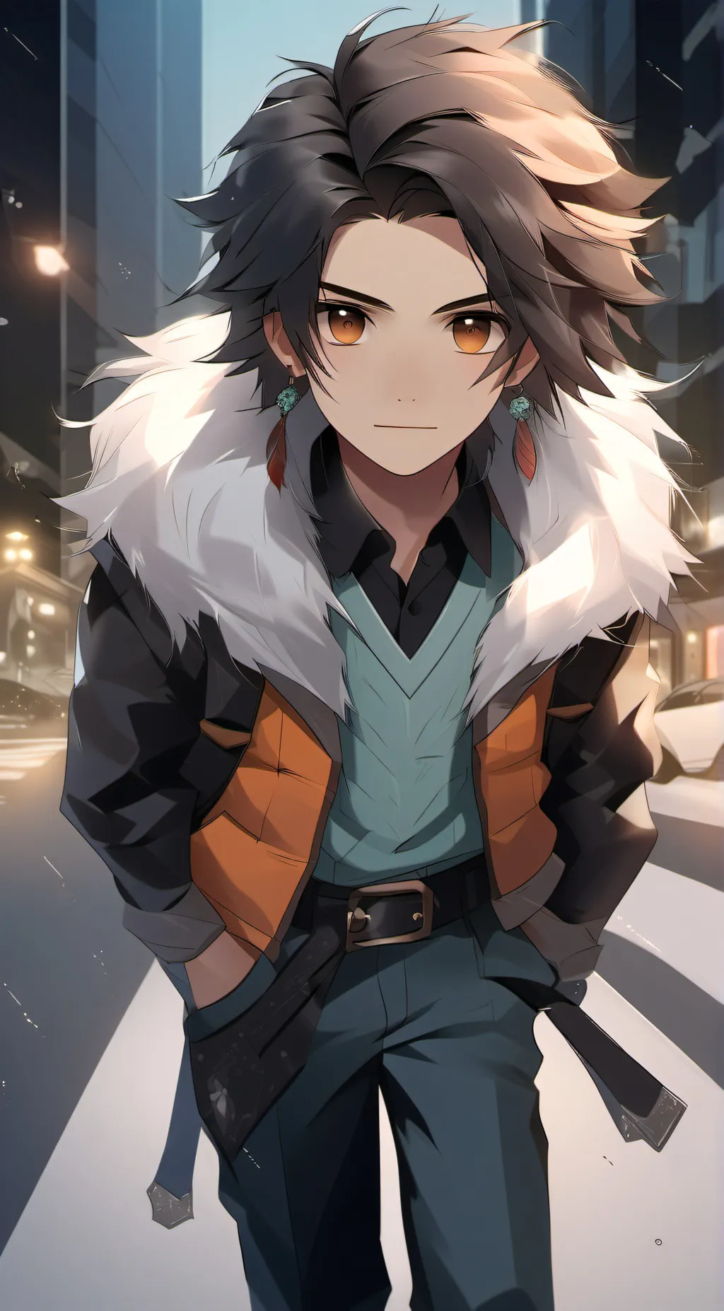 ai character: Jaden  background