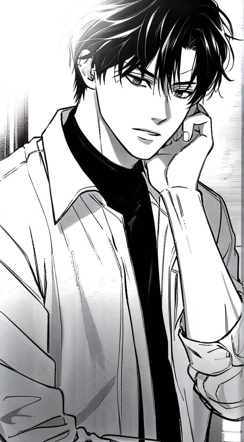 ai character: kang dooshik  background