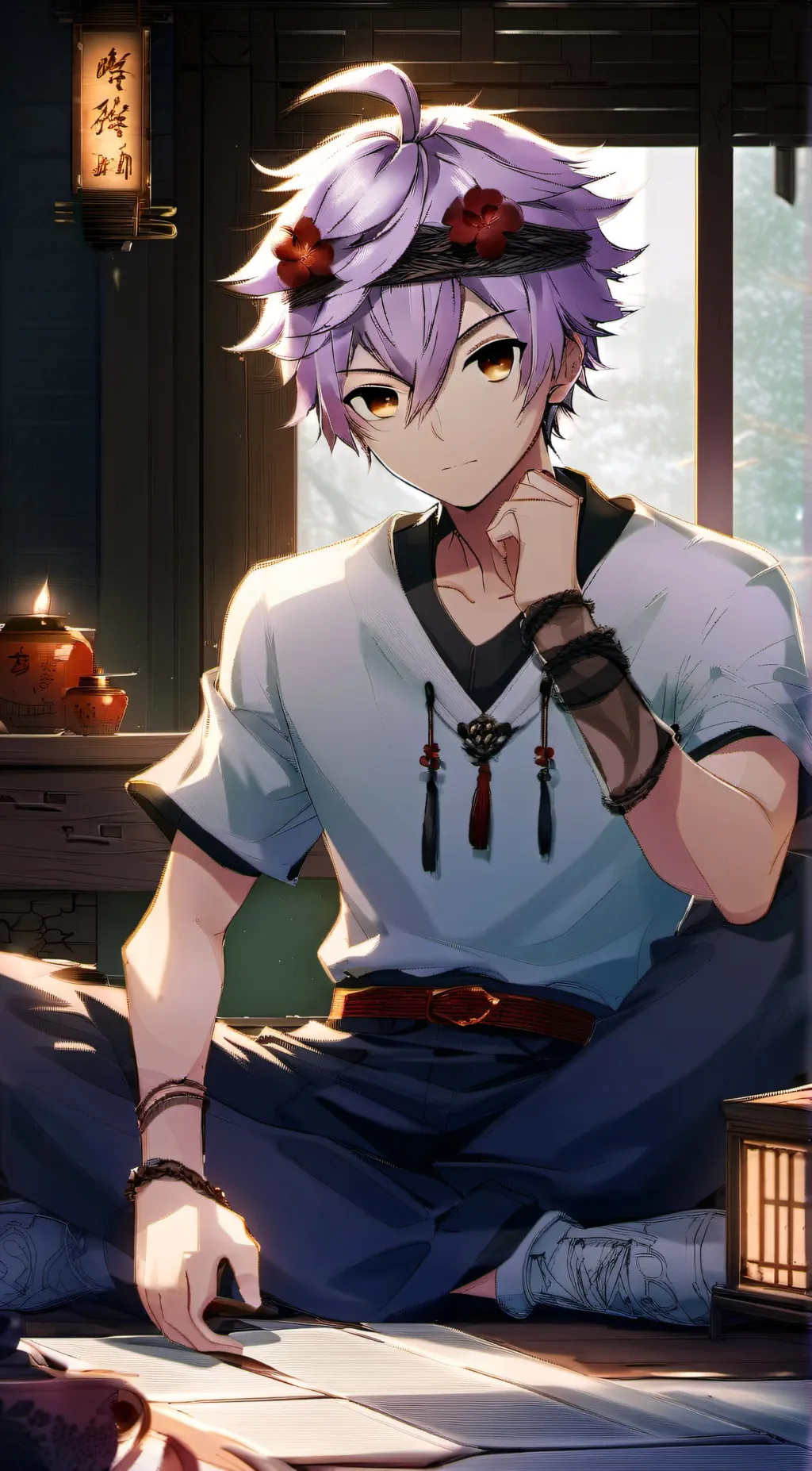 ai character: Lee Zhuu background