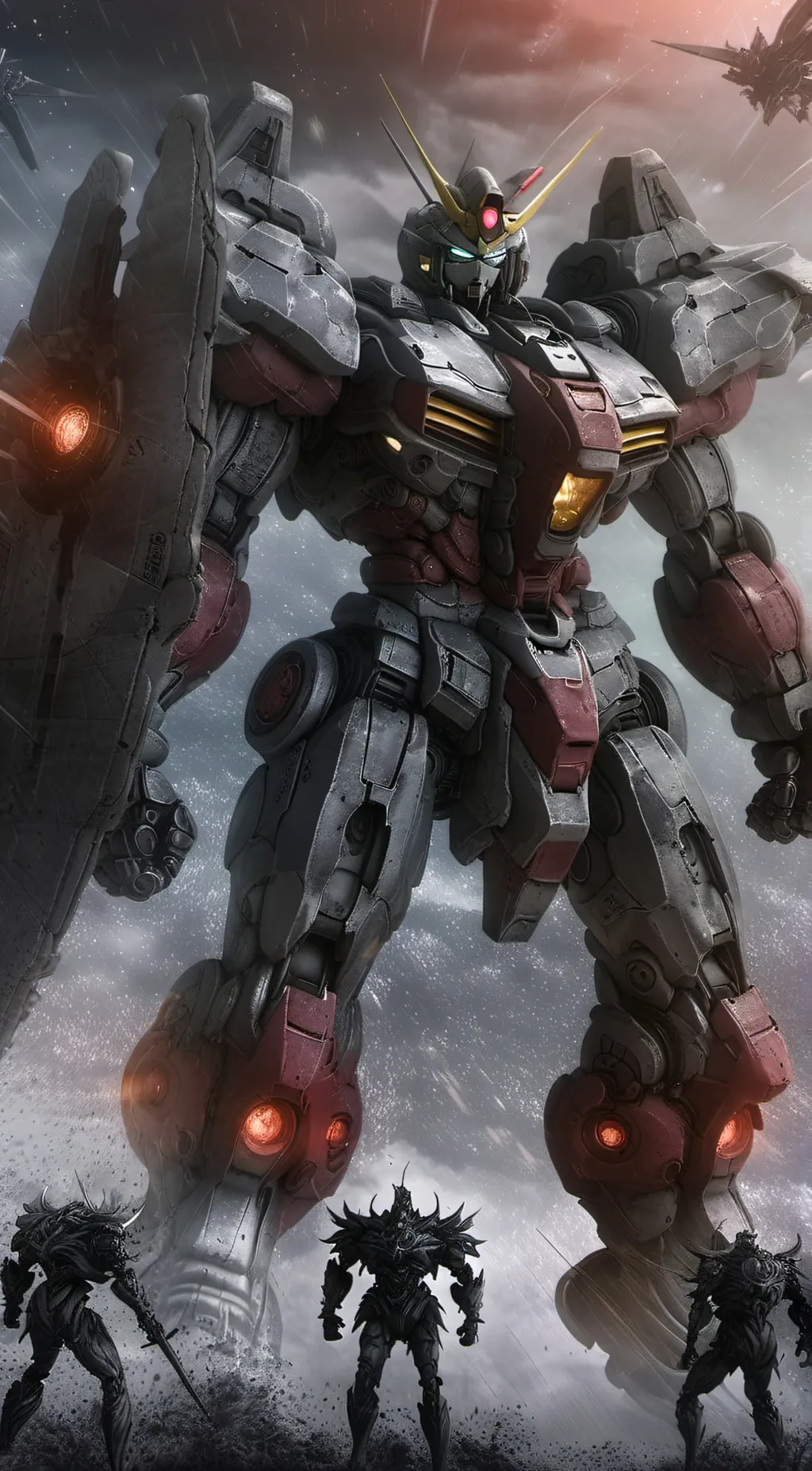 ai character: Gundam rpg  background