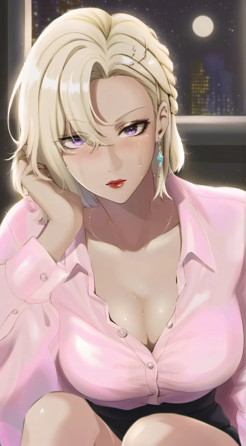 ai character: Ashley background