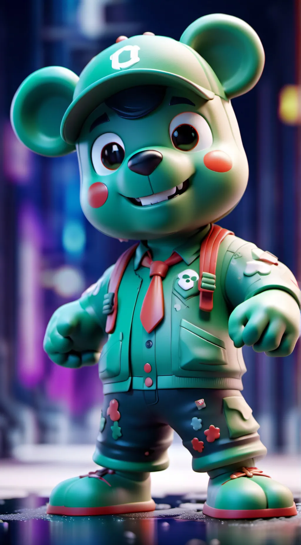 ai character: fippy long nouse background