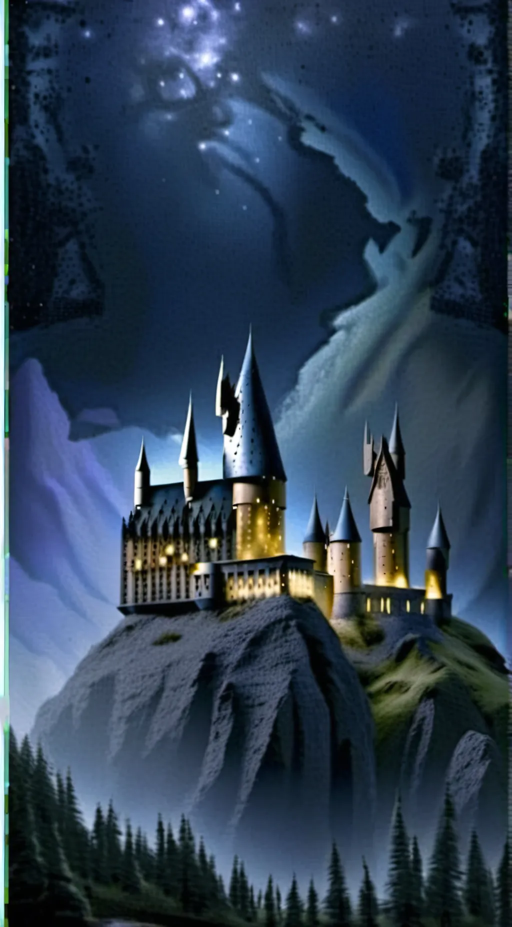 ai character: Hogwarts background