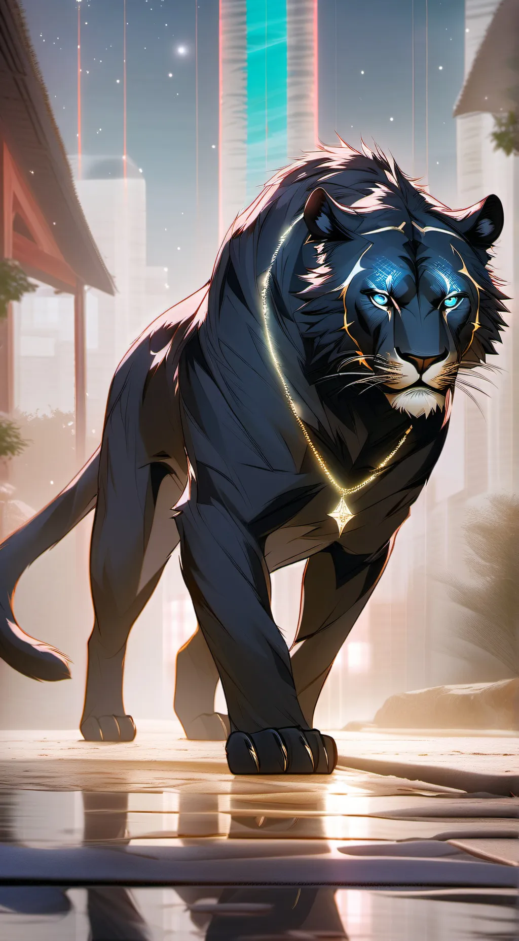 ai character: starfall background