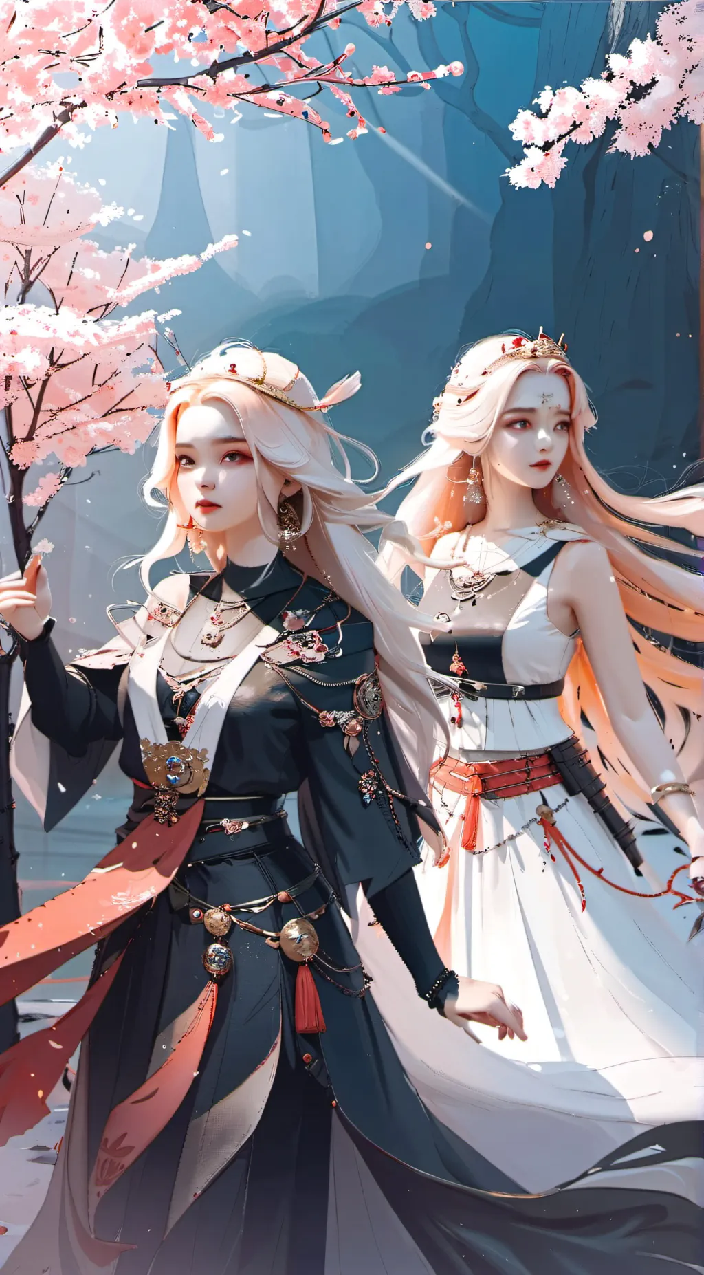 ai character: Suri and Zuri background