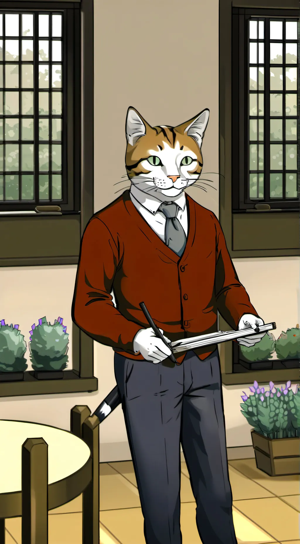 ai character: Mr Dawson background