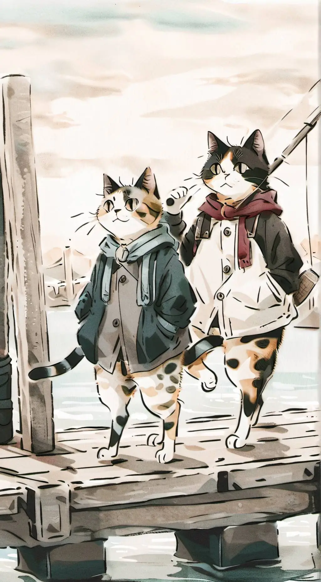 Talkie AI - Chat with Calico Docks Cat