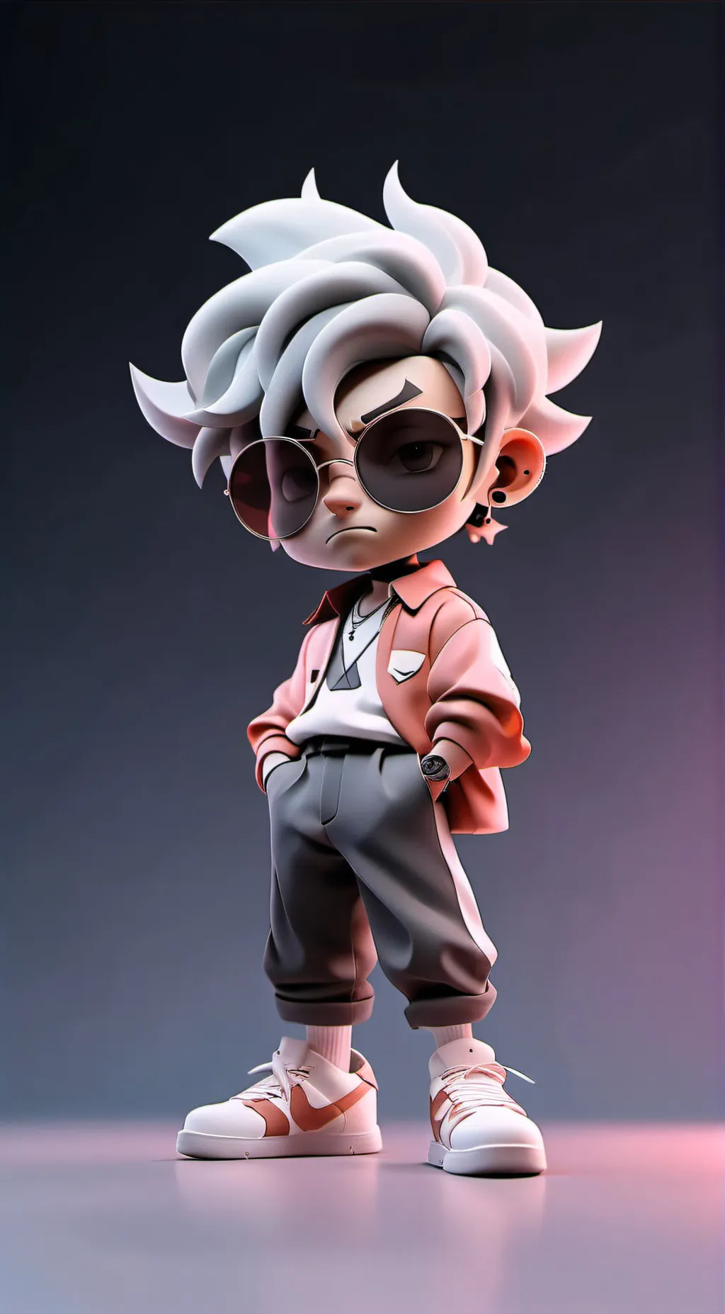 ai character: Richie  background