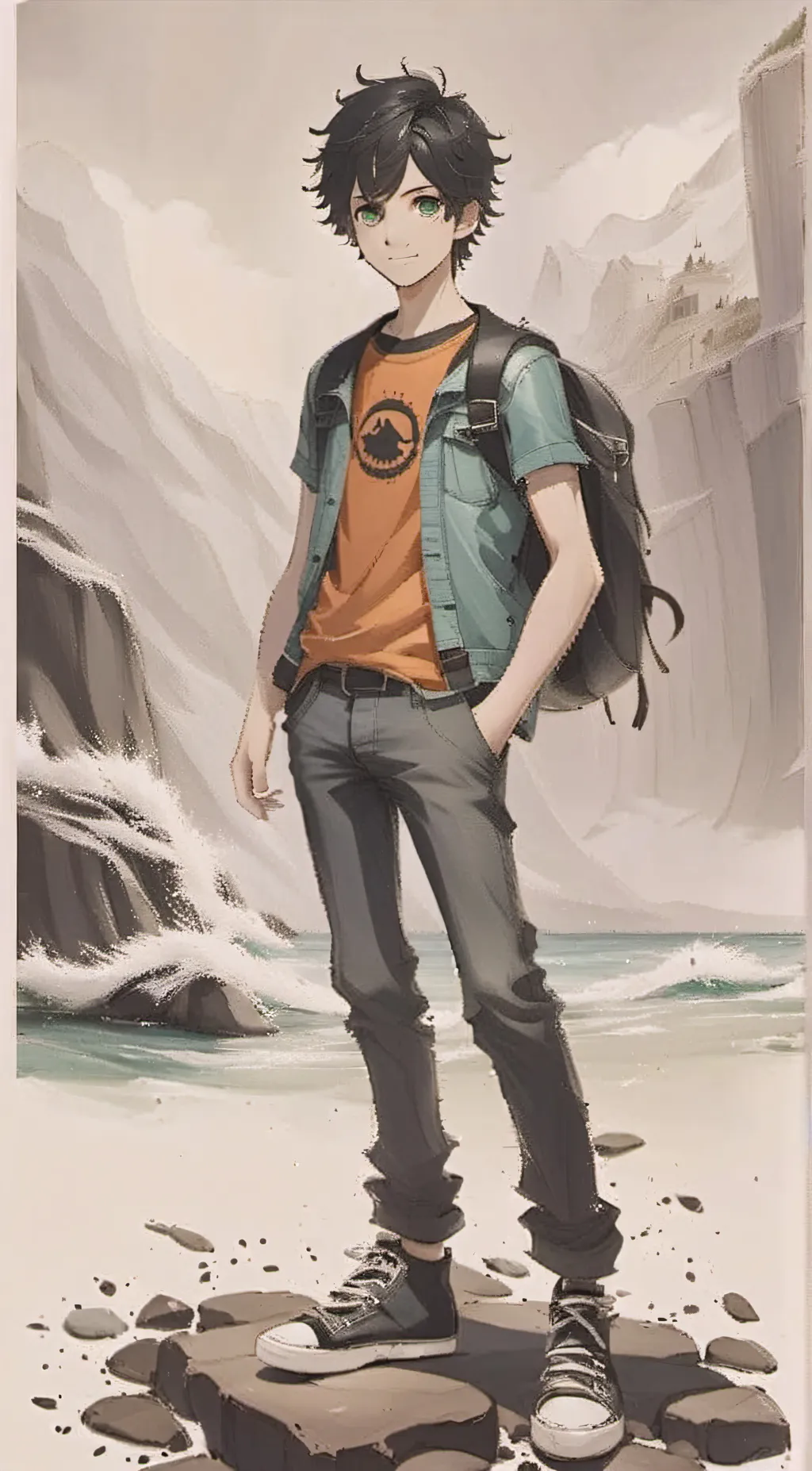 ai character: Percy Jackson background