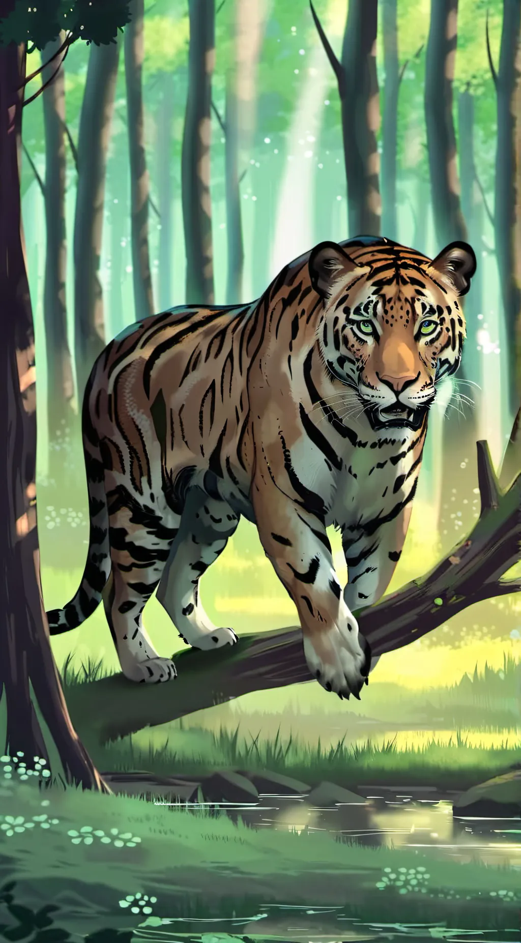 ai character: Jaguar background
