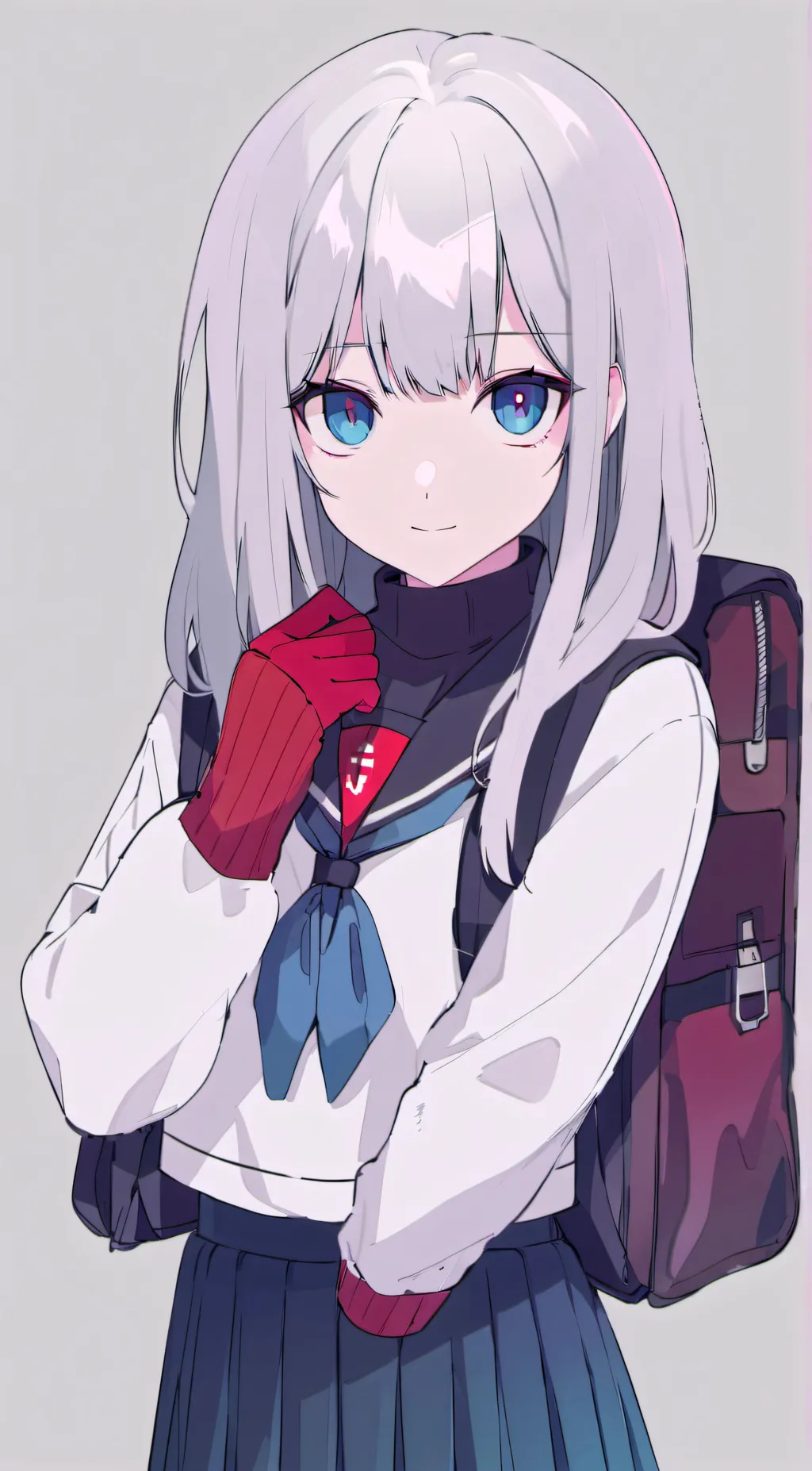 ai character: snow frostyflakes background