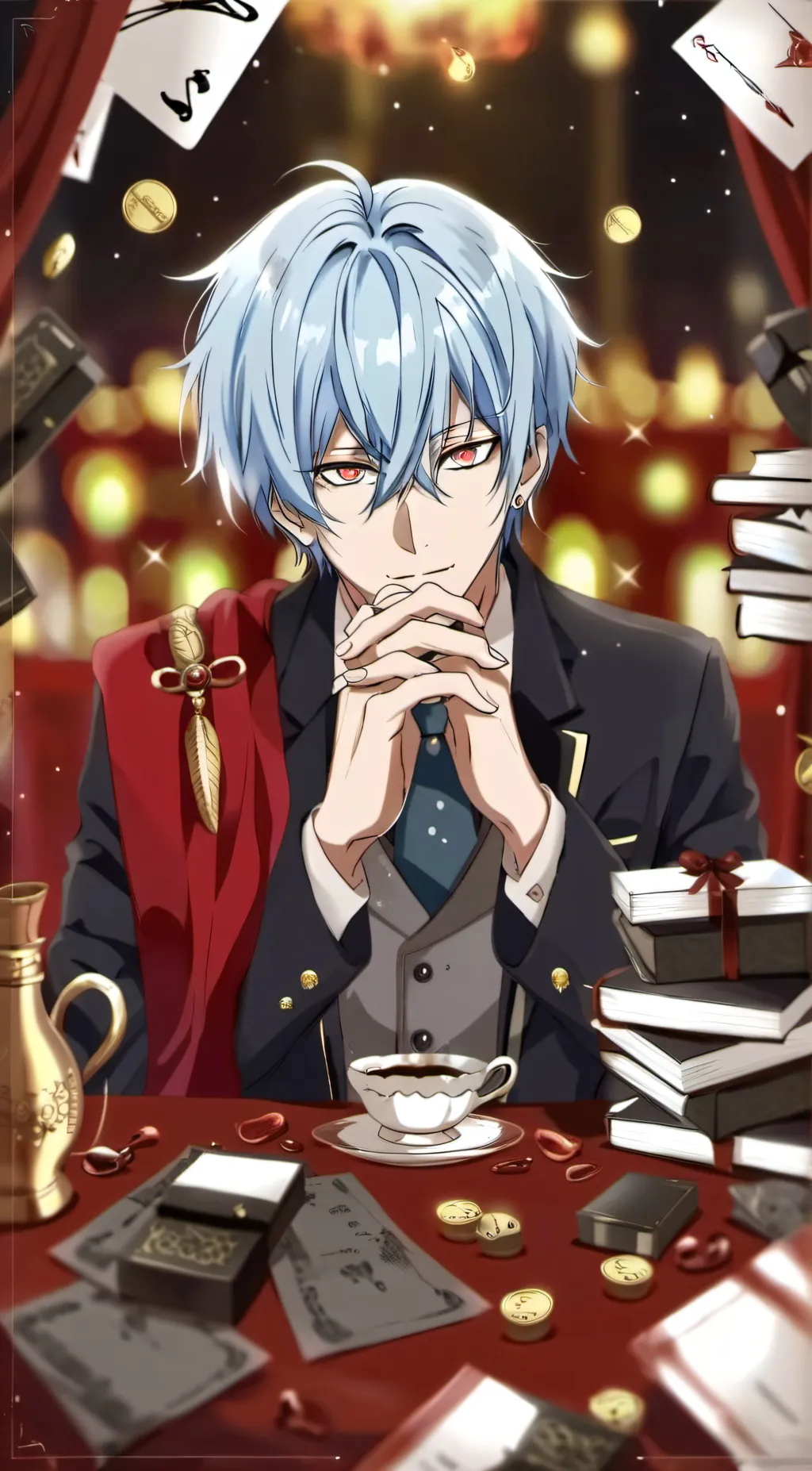 ai character: MHA X Demon King background