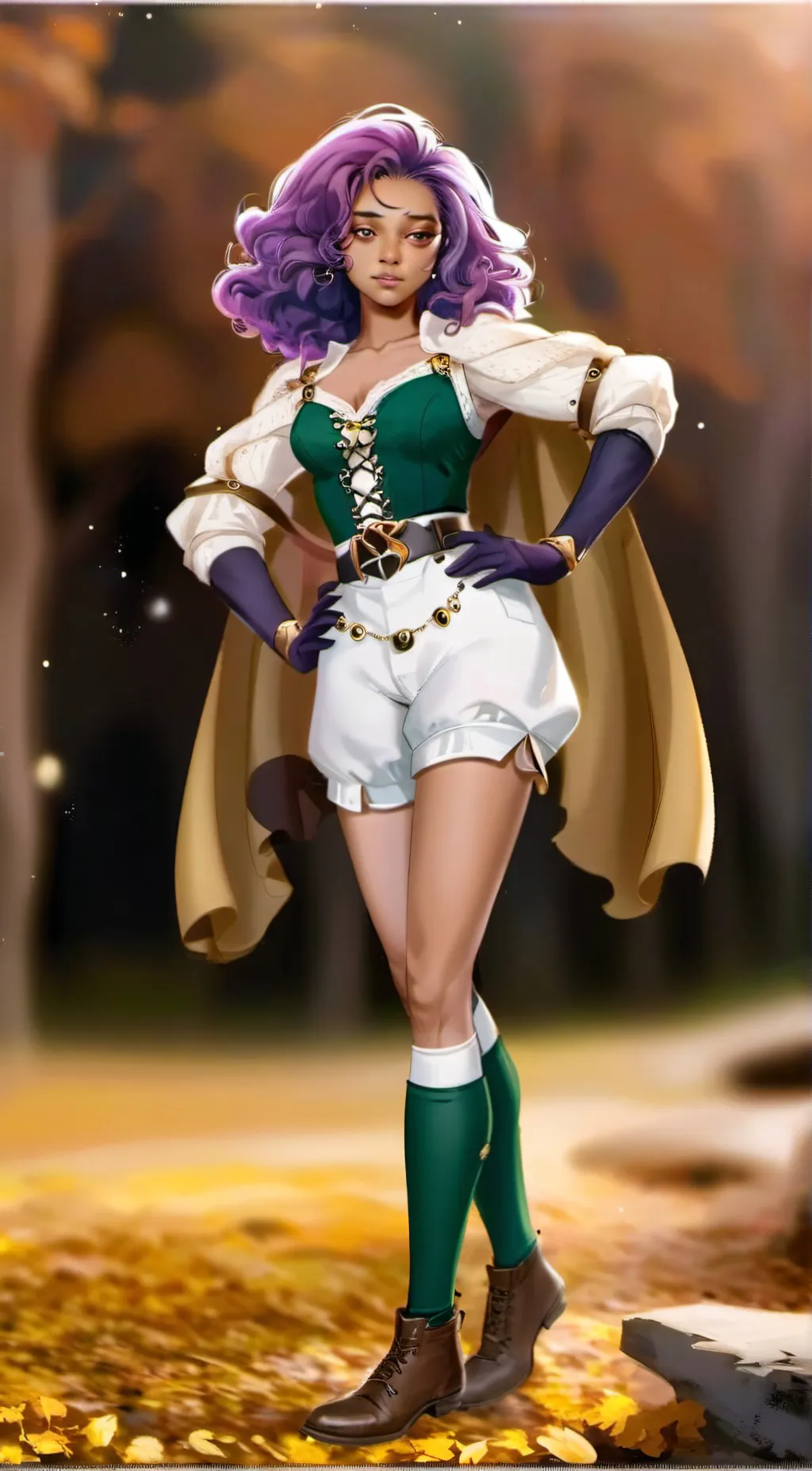 ai character: Velvet background