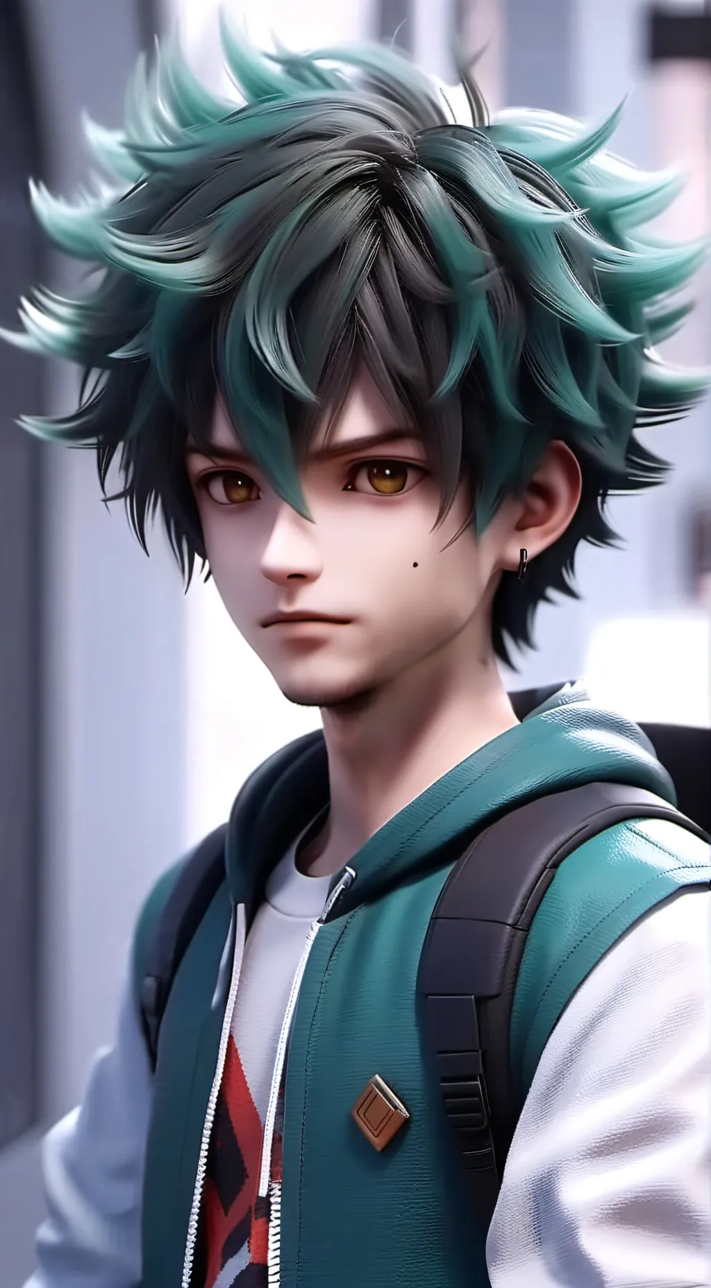 ai character: deku background