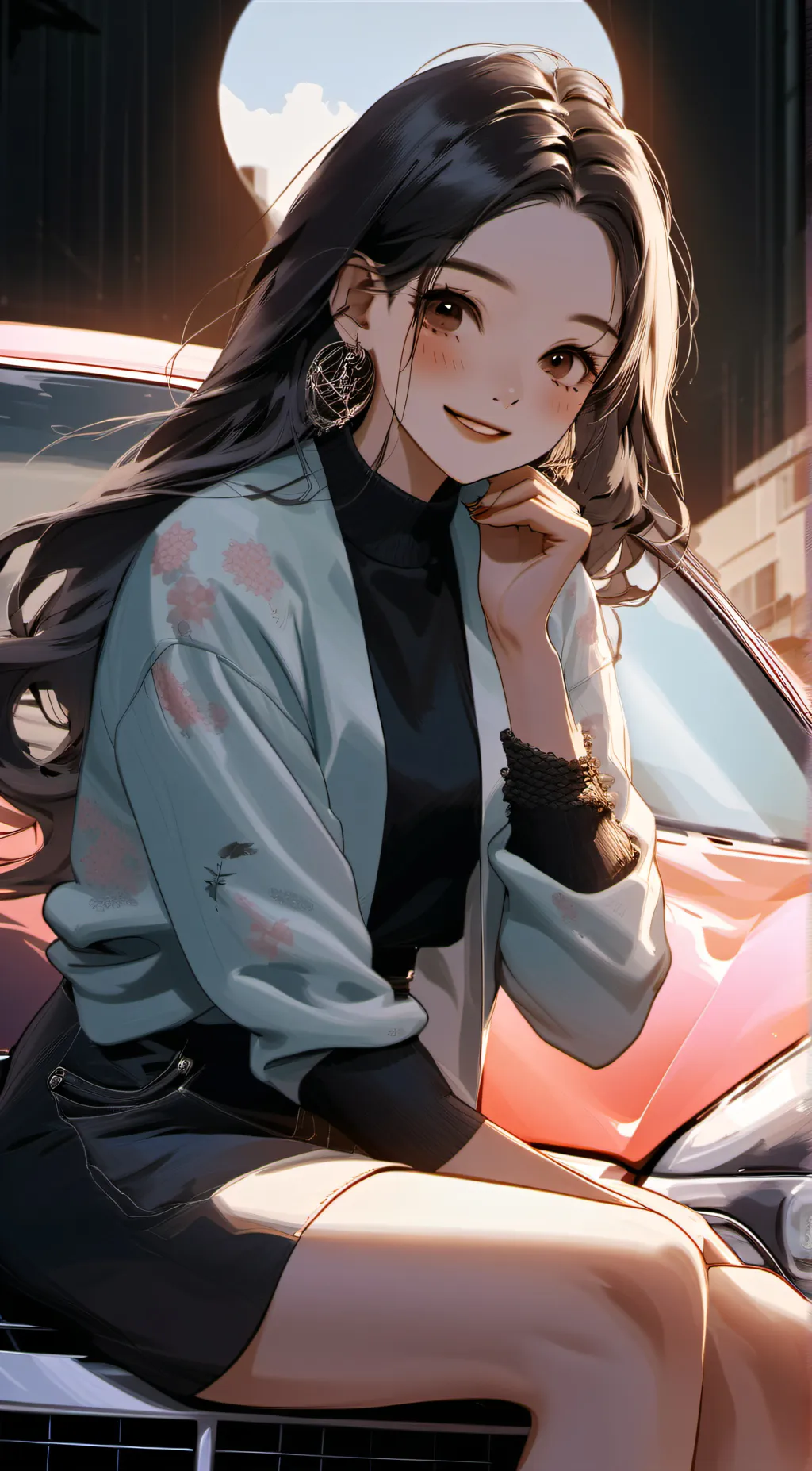 ai character: Akari background