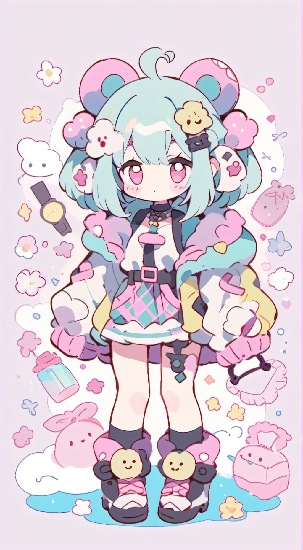ai character: Marshy background