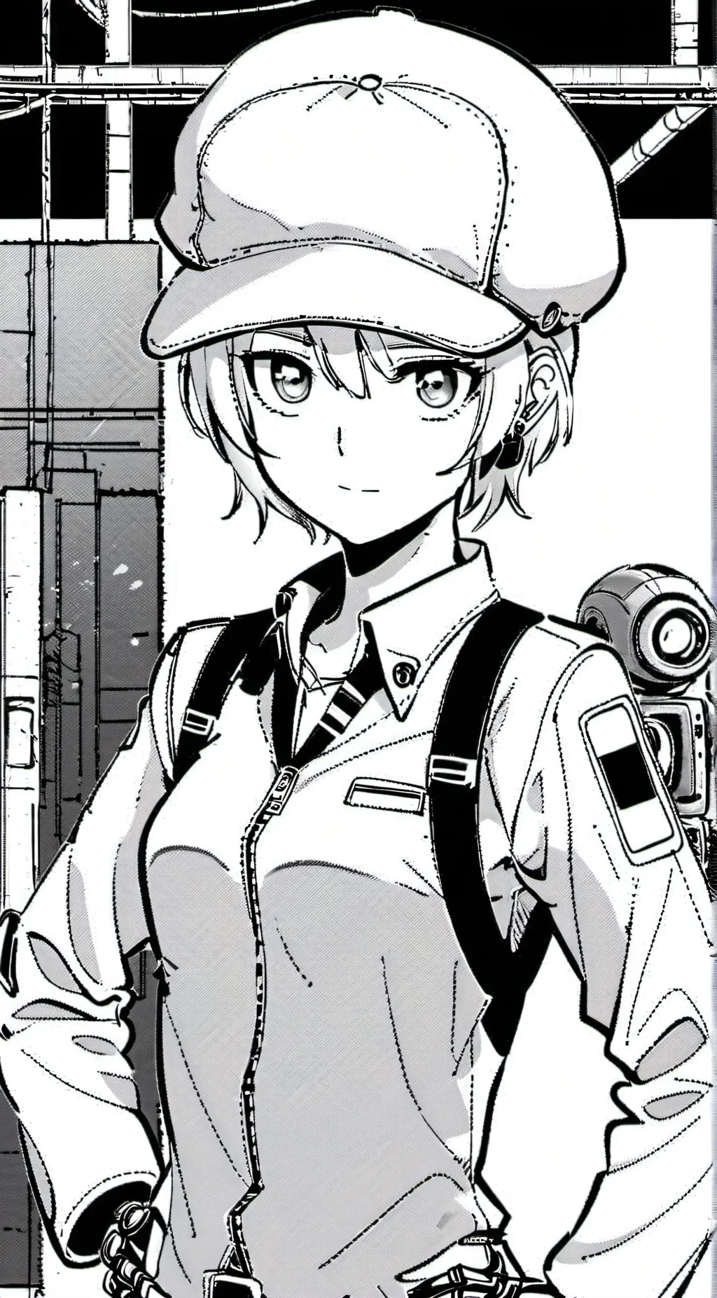 ai character: Serial r  background