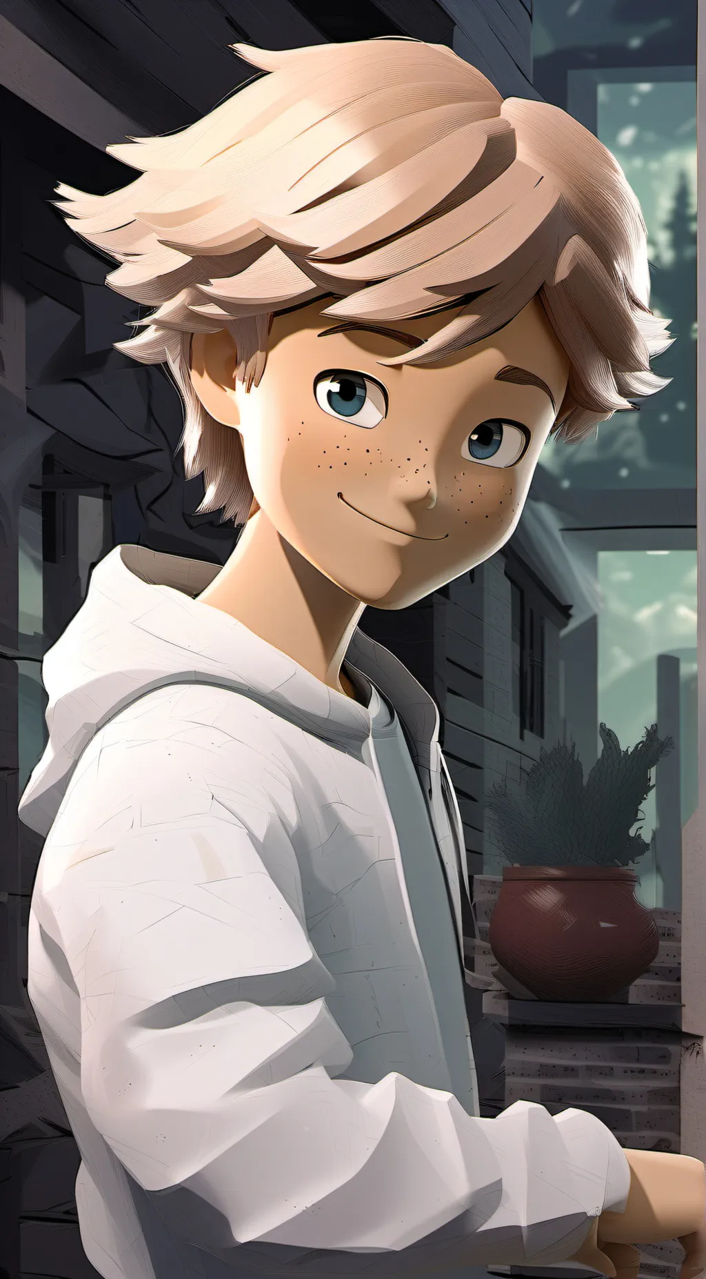ai character: Adrien Agreste  background