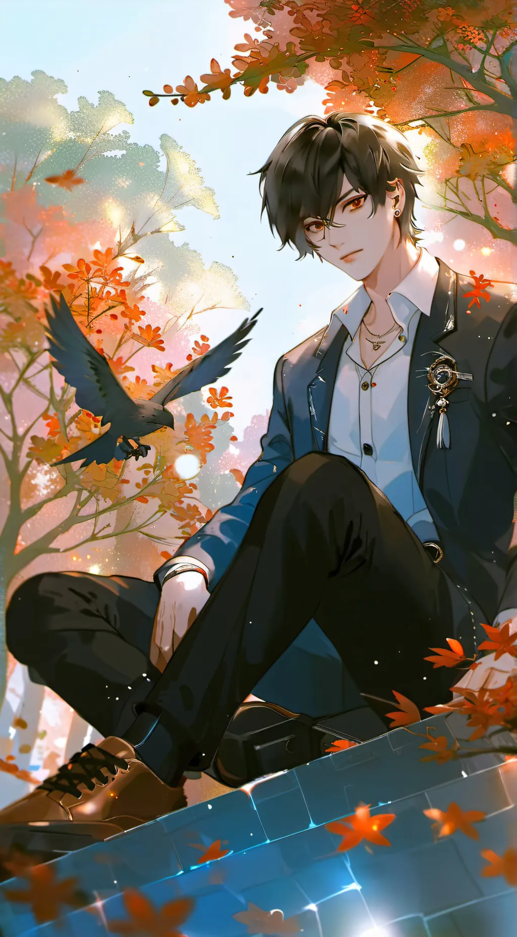 ai character: Zack  background