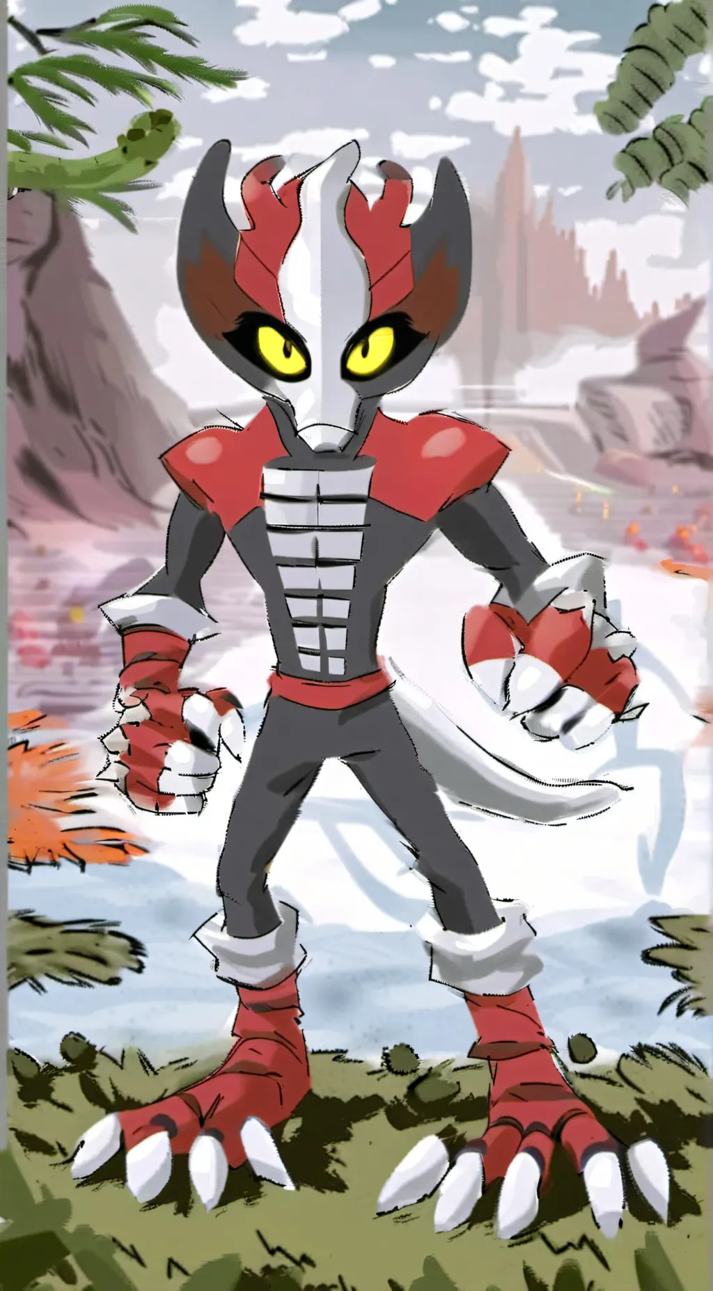 ai character: Eclipsefromarchie background