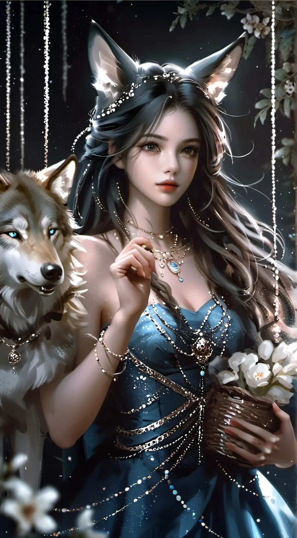 ai character: Urvashi background