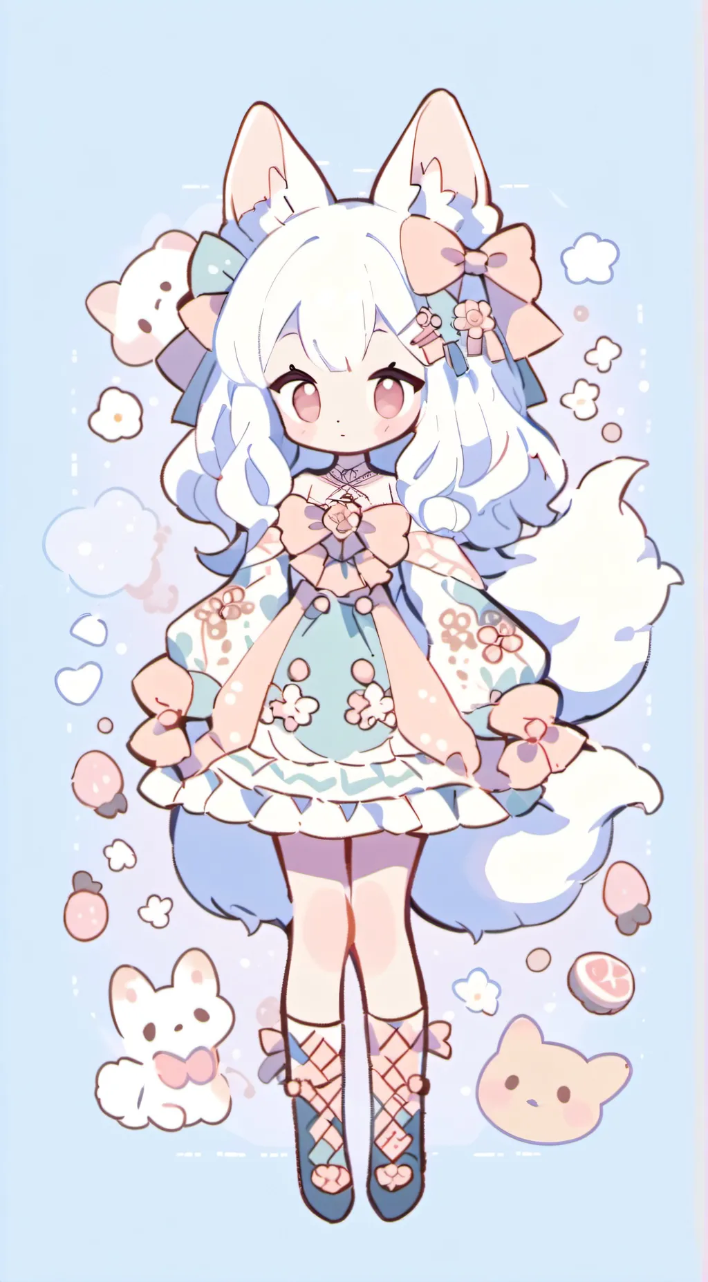 ai character: Aria background