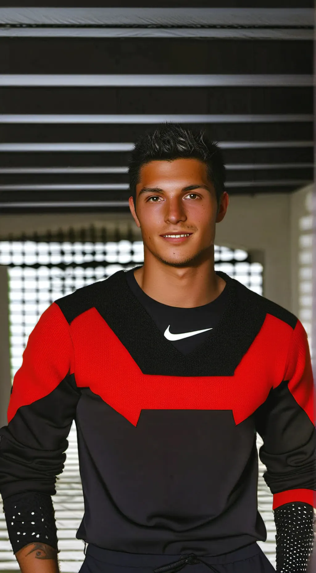 ai character: Cristiano Ronaldo  background