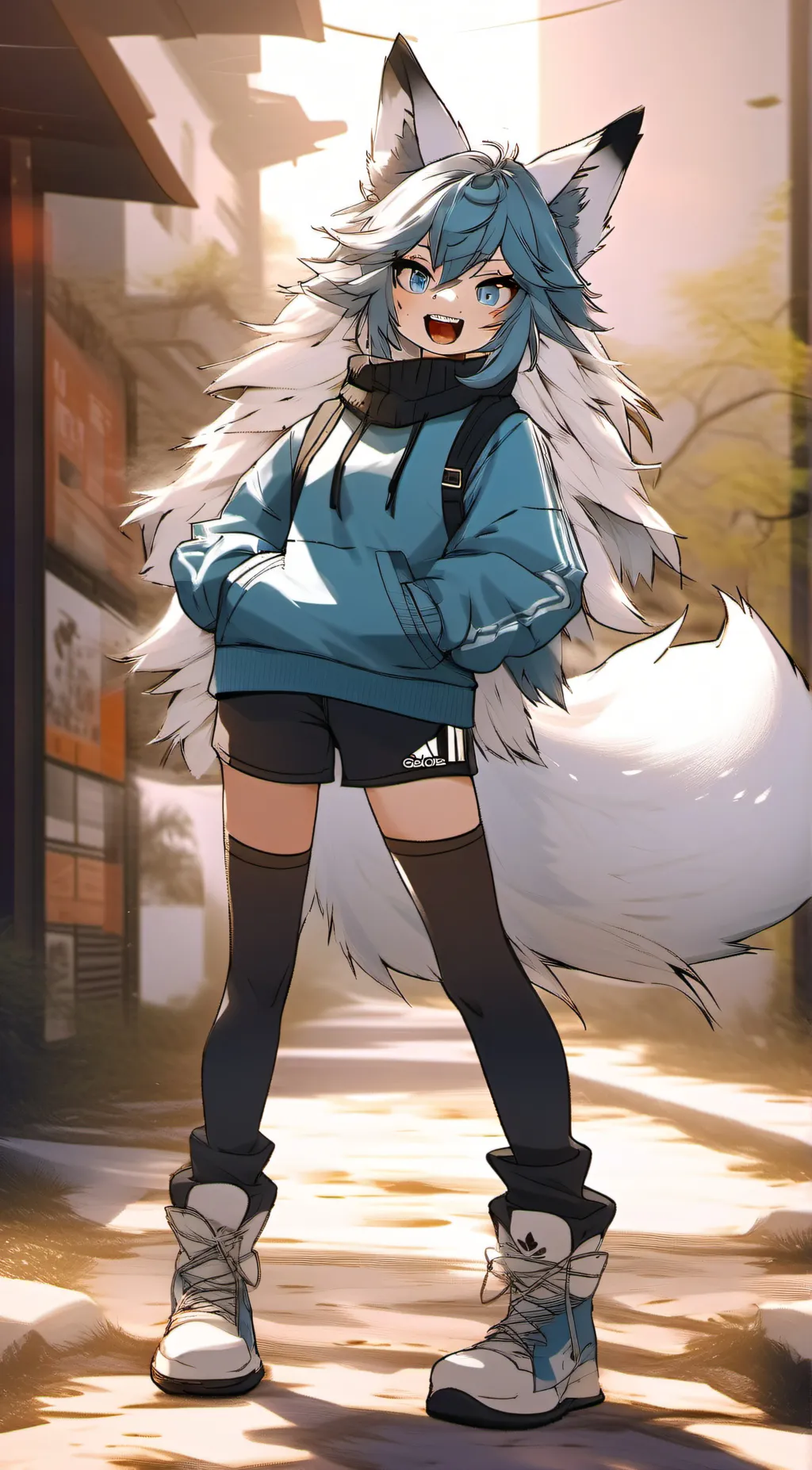 ai character: Honyfox background