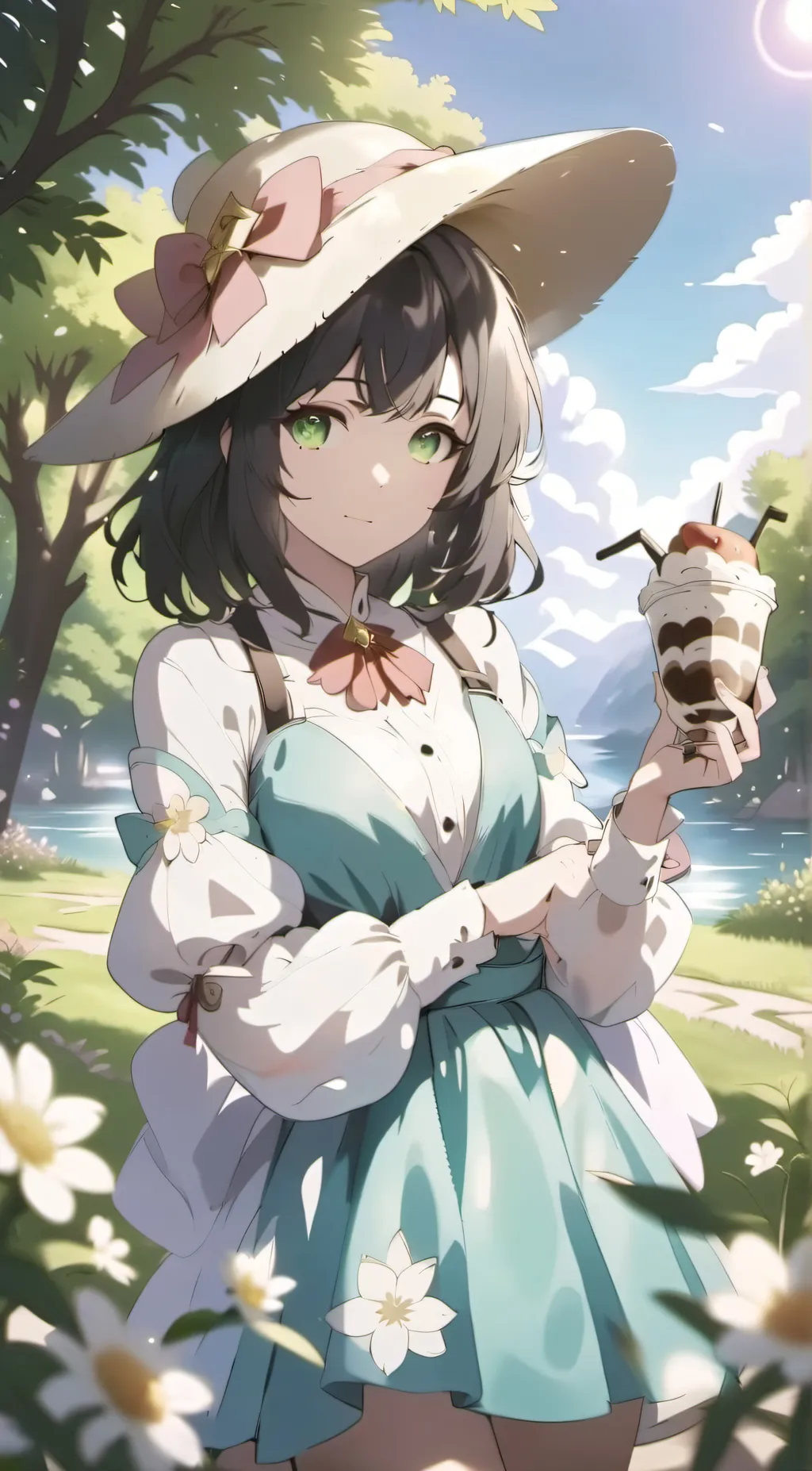 ai character: ella background