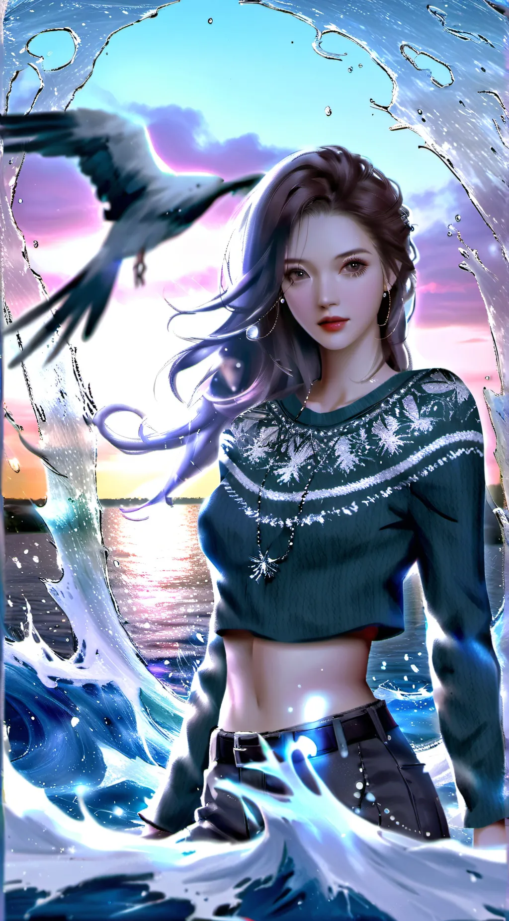 ai character: Mia  background