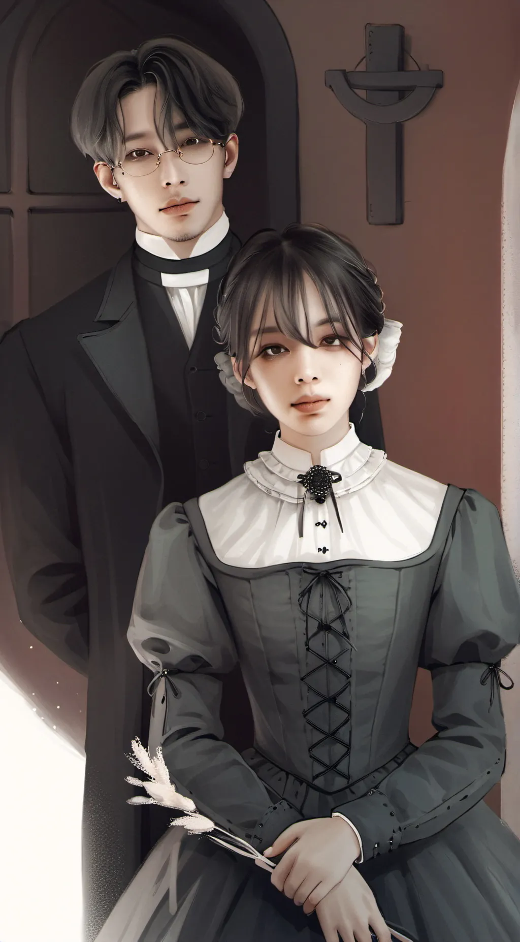 ai character: llexica and marko  background