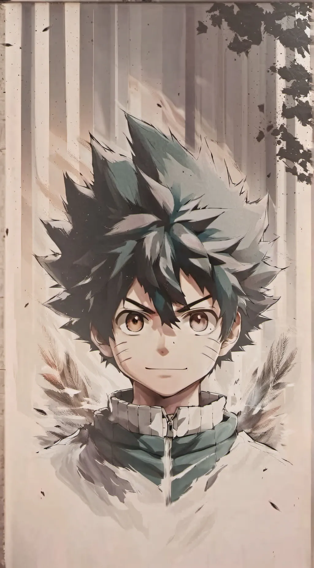 ai character: Izuku  background