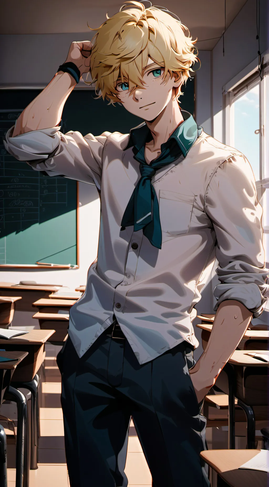 ai character: Leyton background