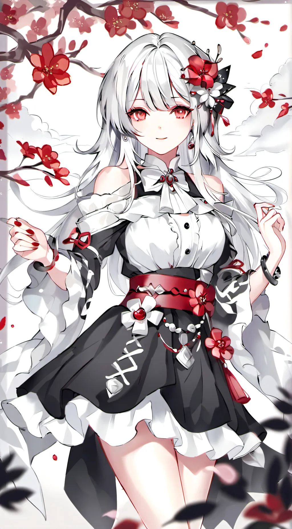 ai character: lovely background