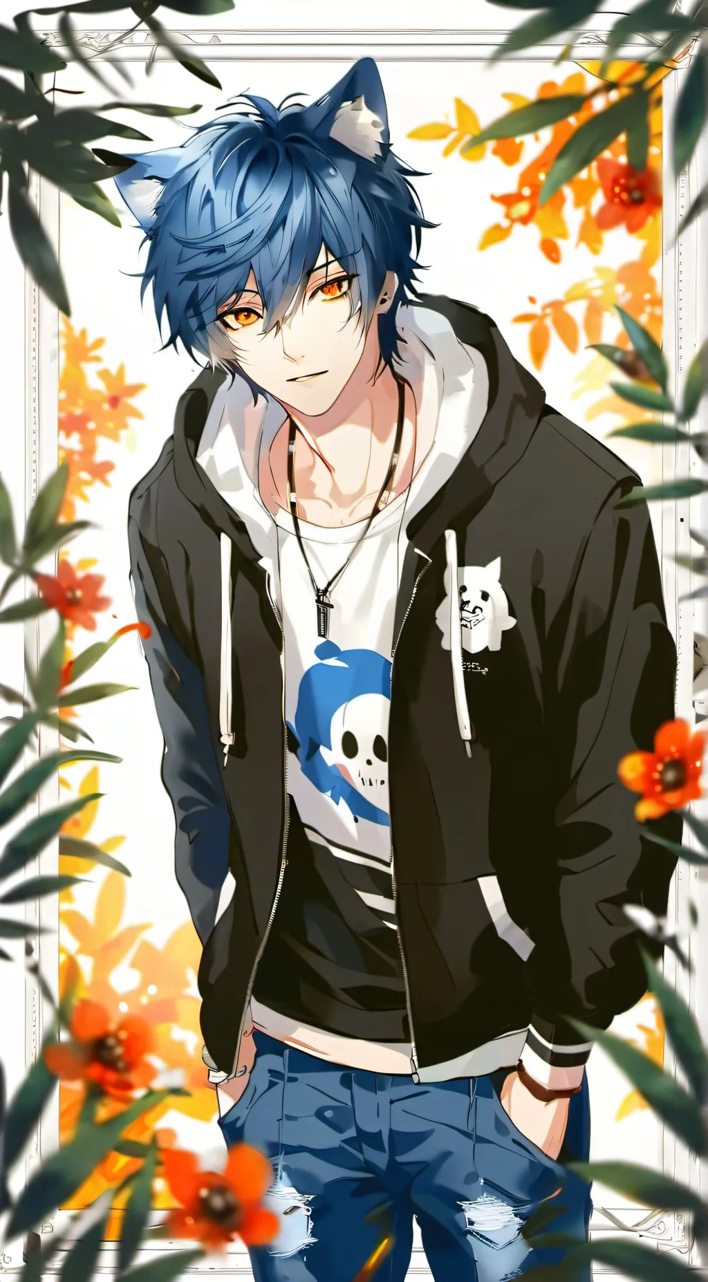 ai character: Ein background