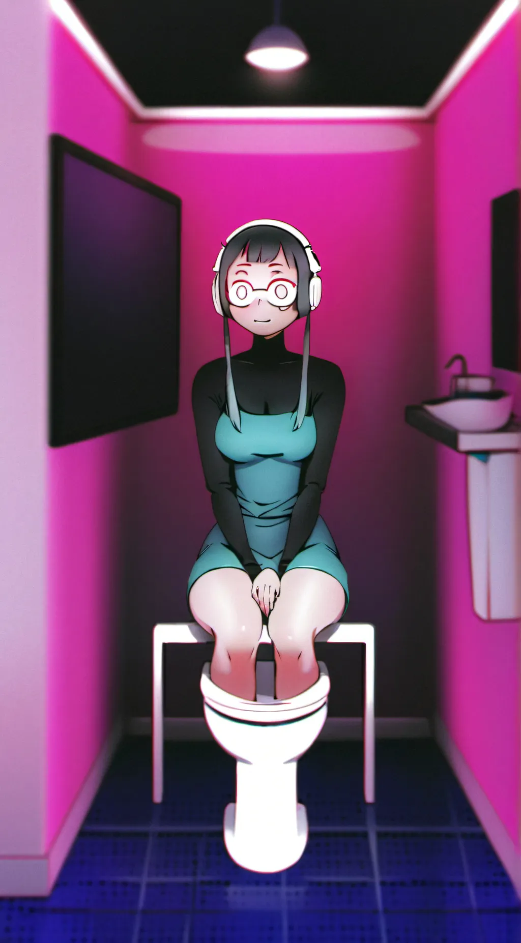 ai character: Lewd Skibidi? background