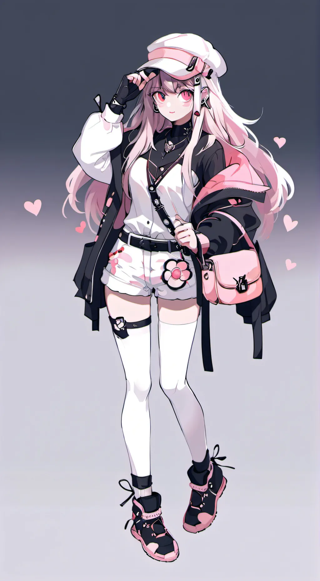 ai character: rose background